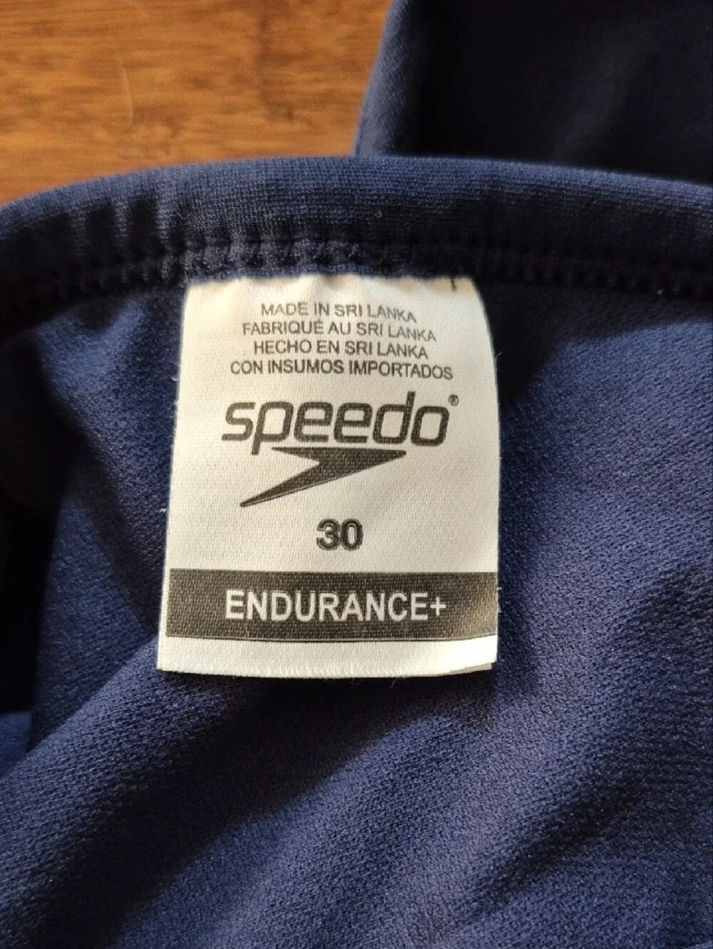 Speedo Navy Blue Endurance+ Swimsuit